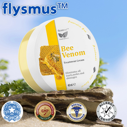 ✨flysmus™ Crema al Veleno d'Api per Più Benefici🐝:Tratta Eczema, Psoriasi, Acne, Rosacea, Infezioni Fungine, Verruche